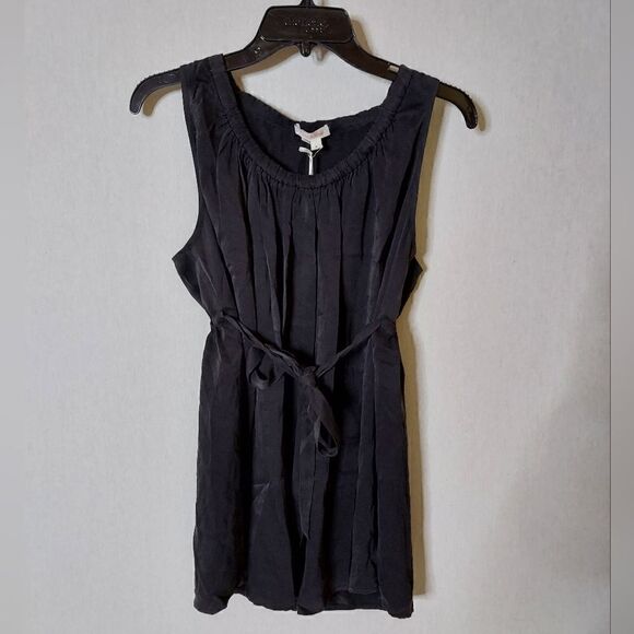 Ingrid & Isabel silk Sleeveless Belted tunic - Picture 1 of 8